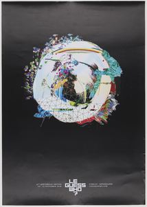 753563 Affiche voor de 10e editie van het muziekfestival Le Guess Who? te Utrecht.